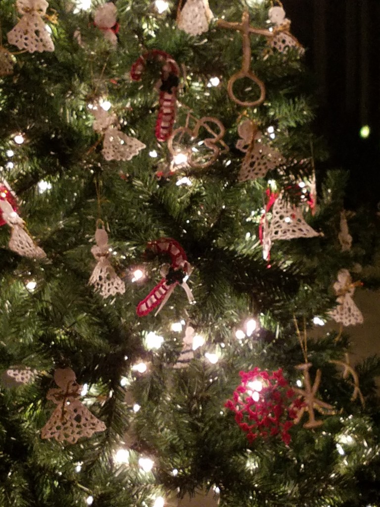 A Christmon tree holds symbols that represent Jesus, our Savior.